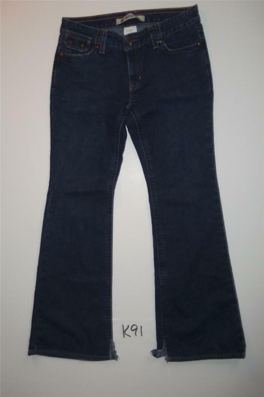 Gap Blue Jeans Size 10 Regular Low Rise Flare Womens -0713K91